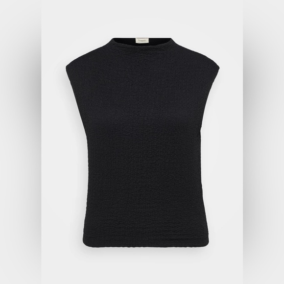 Abercrombie & Fitch Textured Muscle Tank Minimalist Black Size Medium - Picture 5 of 8